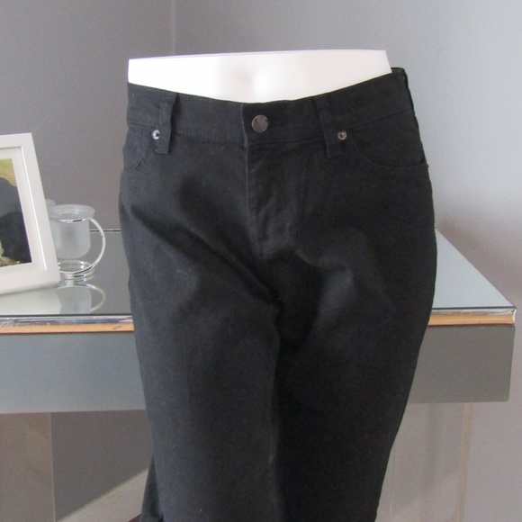 Old Navy The Flirt Dark Black Jeans Size 10 Reg - Picture 2 of 6